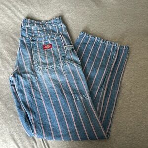 Dickies - Jeans w/ red vertical stripes - Size 27